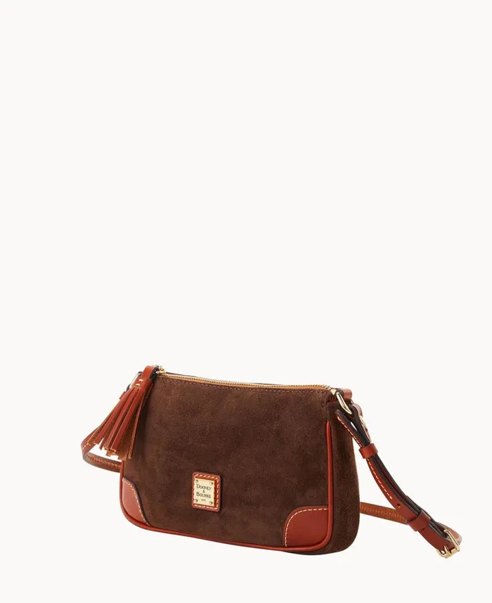 Dooney and Bourke Crossbodies Suede Slim Crossbody Brown Tmoro 8211 WomenMen Dooney and Bourke Crossbodies Suede Slim Crossbody Brown Tmoro 8211 WomenMen