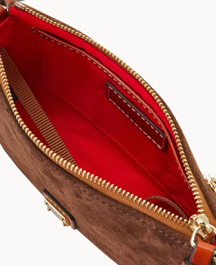 Dooney and Bourke Crossbodies Suede Slim Crossbody Brown Tmoro 8211 WomenMen Dooney and Bourke Crossbodies Suede Slim Crossbody Brown Tmoro 8211 WomenMen
