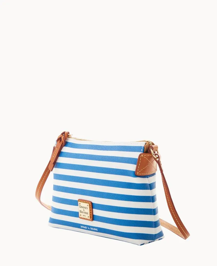 Dooney and Bourke Crossbodies Sullivan Coated Cotton Crossbody Pouchette Blue 8211 WomenMen Dooney and Bourke Crossbodies Sullivan Coated Cotton Crossbody Pouchette Blue 8211 WomenMen