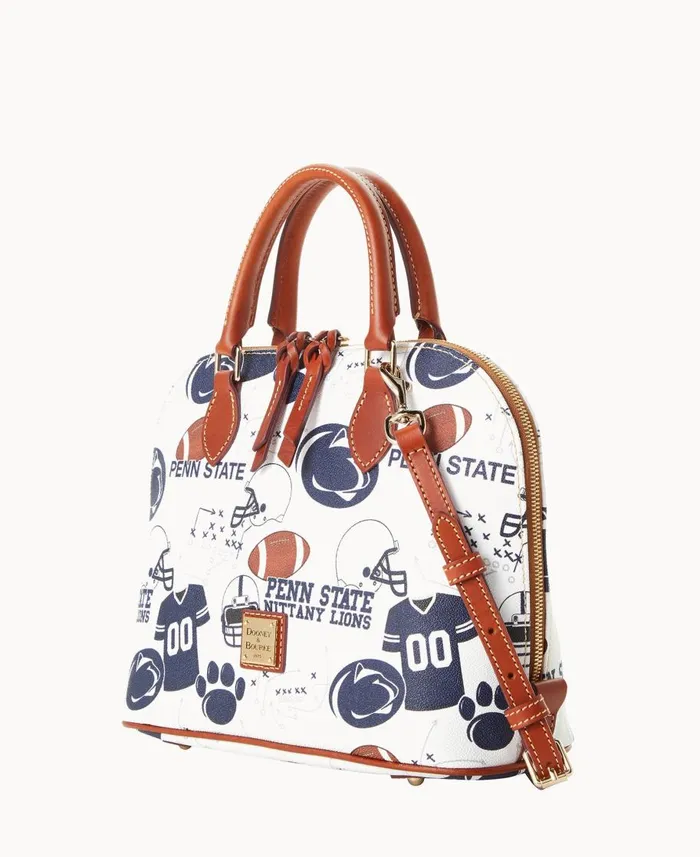Dooney and Bourke Satchels Collegiate Penn State University Zip Zip Satchel Penn State 8211 WomenMen