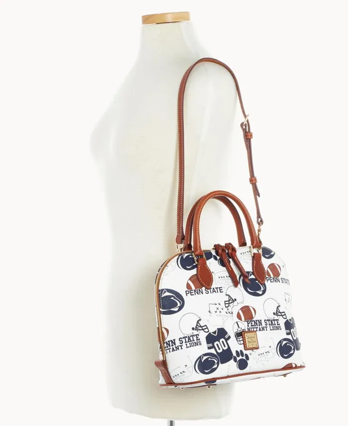 Dooney and Bourke Satchels Collegiate Penn State University Zip Zip Satchel Penn State 8211 WomenMen