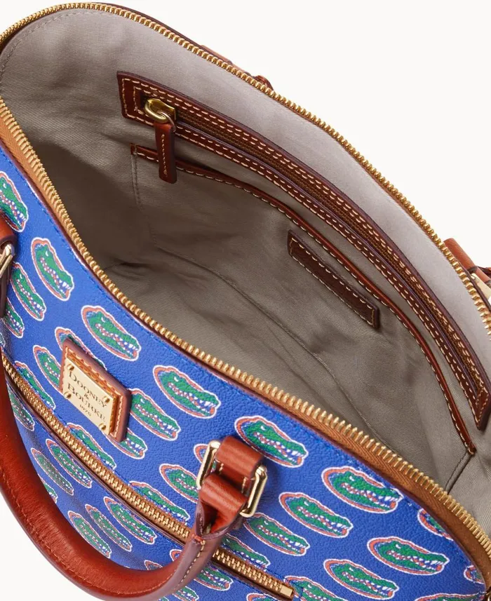 Dooney and Bourke Satchels Collegiate University Of Florida Domed Zip Satchel U Of Florida 8211 WomenMen Dooney and Bourke Satchels Collegiate University Of Florida Domed Zip Satchel U Of Florida 8211 WomenMen