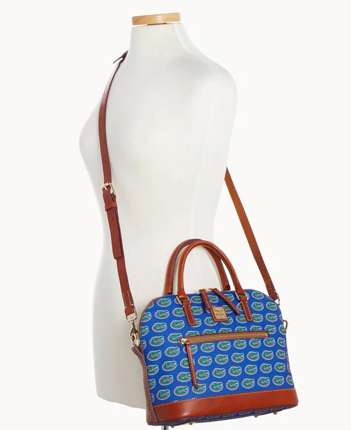 Dooney and Bourke Satchels Collegiate University Of Florida Domed Zip Satchel U Of Florida 8211 WomenMen Dooney and Bourke Satchels Collegiate University Of Florida Domed Zip Satchel U Of Florida 8211 WomenMen