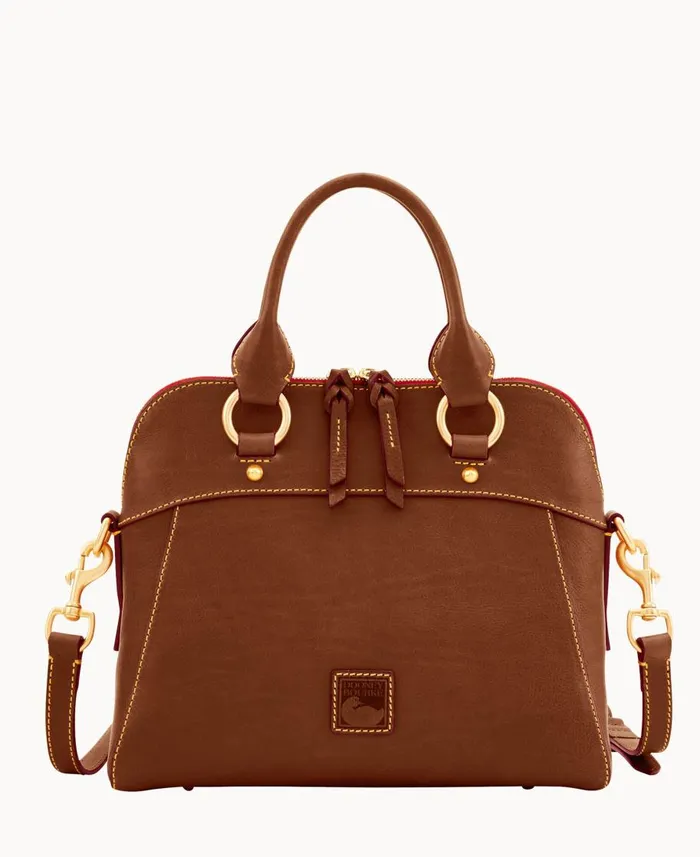Dooney and Bourke Satchels Florentine Cameron Satchel Chestnut 8211 WomenMen