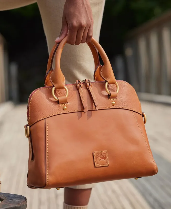 Dooney and Bourke Satchels Florentine Cameron Satchel Chestnut 8211 WomenMen Dooney and Bourke Satchels Florentine Cameron Satchel Chestnut 8211 WomenMen
