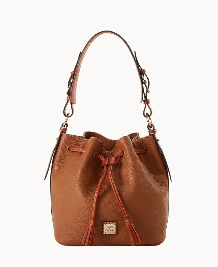 Dooney and Bourke Shoulder Bags Pebble Grain Drawstring Caramel 8211 WomenMen Dooney and Bourke Shoulder Bags Pebble Grain Drawstring Caramel 8211 WomenMen