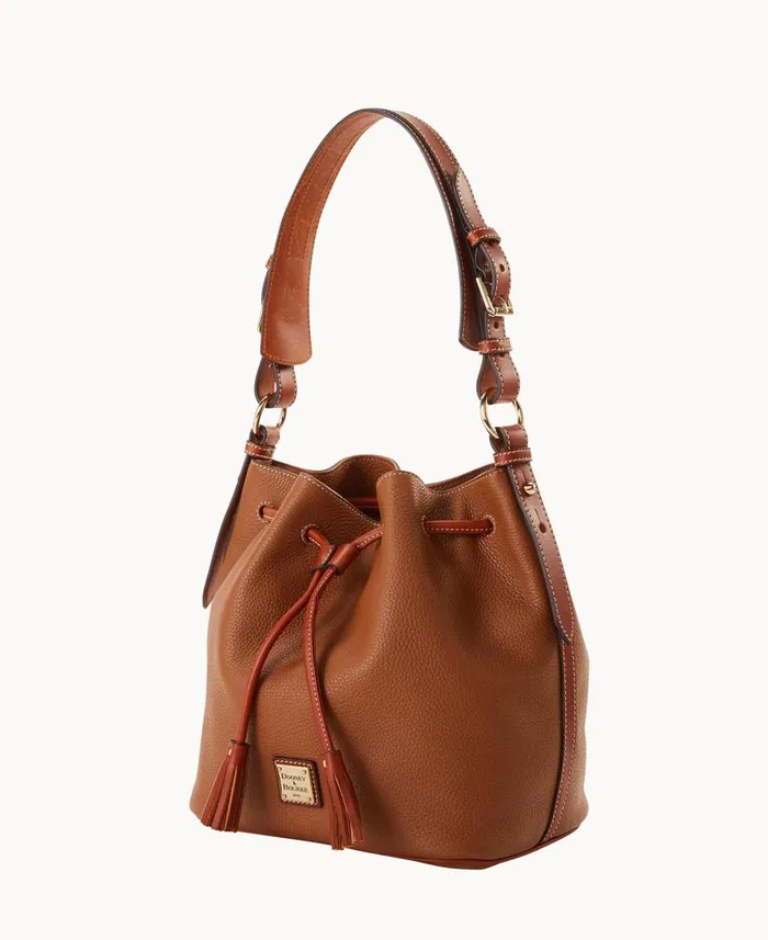 Dooney and Bourke Shoulder Bags Pebble Grain Drawstring Caramel 8211 WomenMen Dooney and Bourke Shoulder Bags Pebble Grain Drawstring Caramel 8211 WomenMen