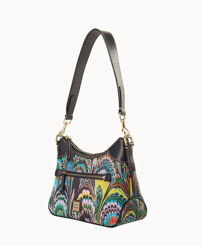 Dooney and Bourke Shoulder Bags Plumes Small Hobo Black 8211 WomenMen