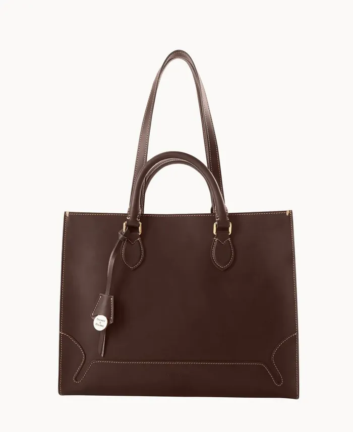 Dooney and Bourke Totes Alto Large Felicita Chocolate 8211 WomenMen