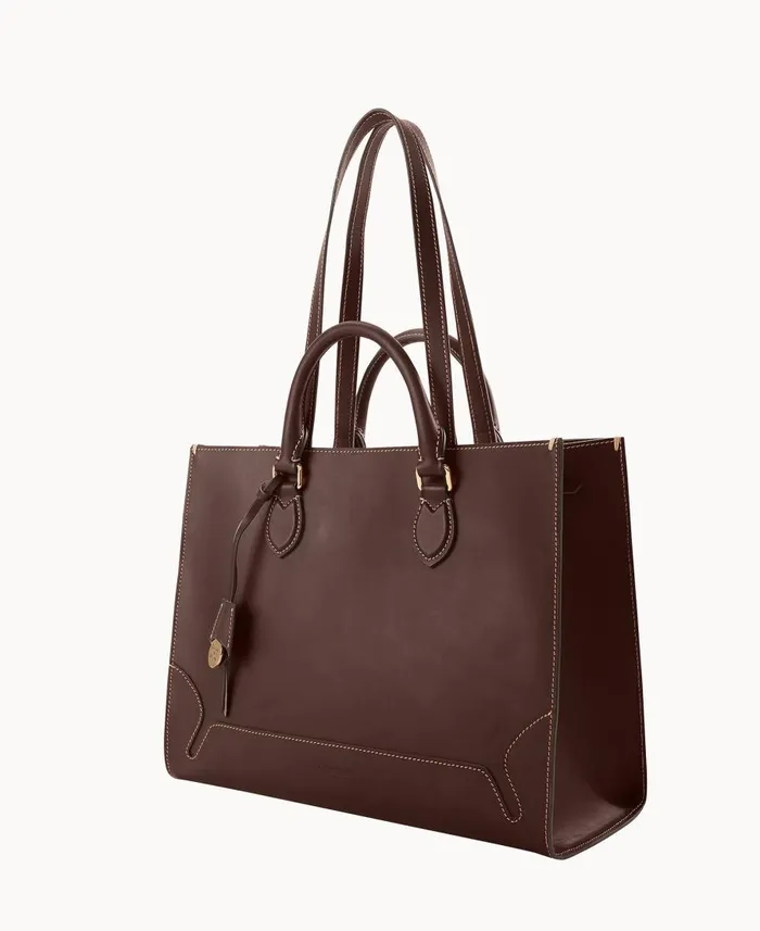 Dooney and Bourke Totes Alto Large Felicita Chocolate 8211 WomenMen