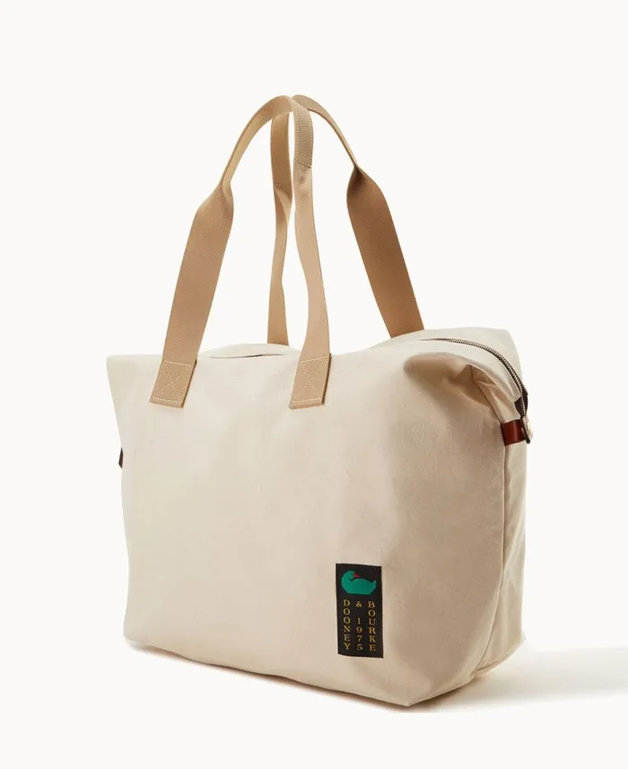 Dooney and Bourke Totes Canvas Carryall 50 Natural 8211 WomenMen