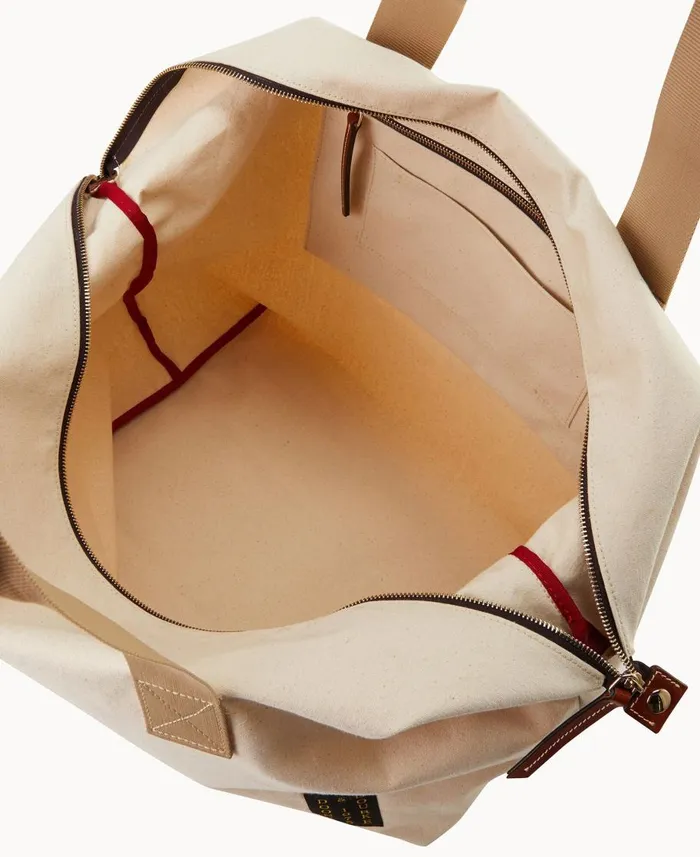 Dooney and Bourke Totes Canvas Carryall 50 Natural 8211 WomenMen