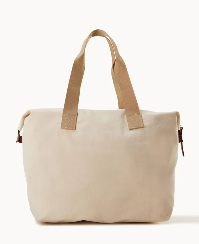 Dooney and Bourke Totes Canvas Carryall 50 Natural 8211 WomenMen