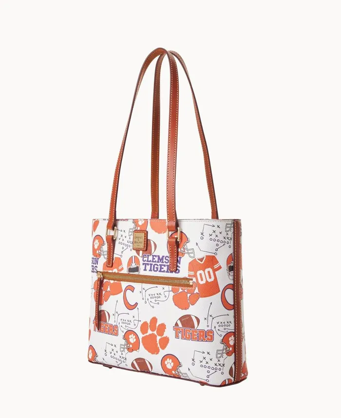Dooney and Bourke Totes Collegiate Clemson University Shopper Clemson 8211 WomenMen