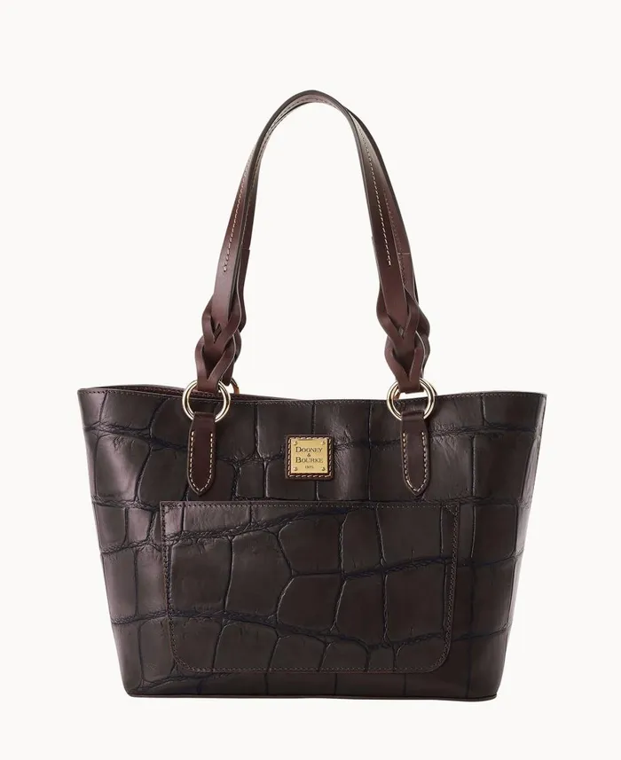 Dooney and Bourke Totes Denison Small Gretchen Tote Espresso 8211 WomenMen