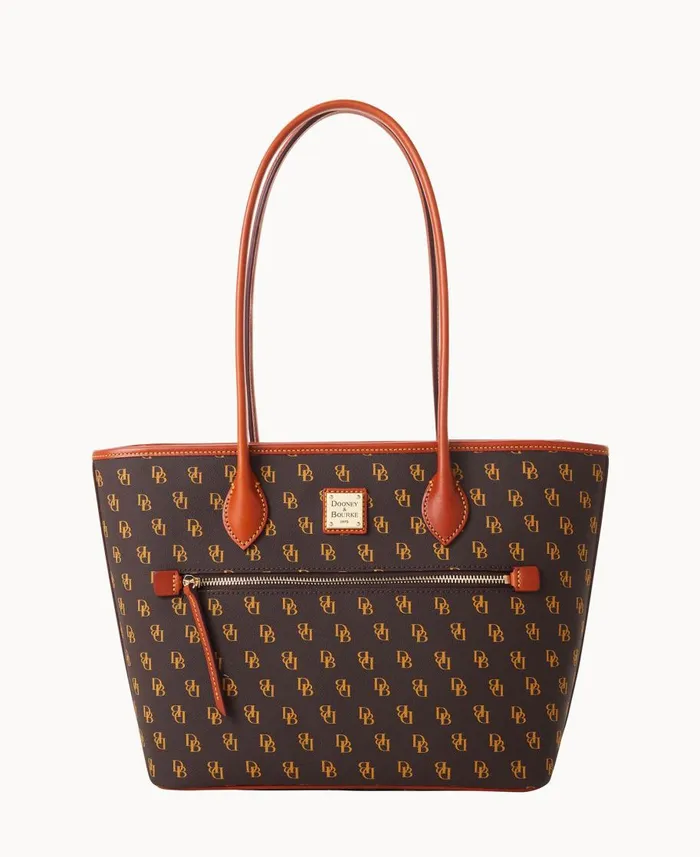 Dooney and Bourke Totes Gretta Tote Brown Tmoro 8211 WomenMen