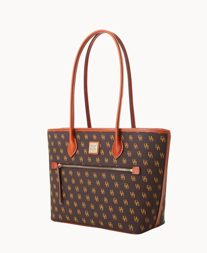 Dooney and Bourke Totes Gretta Tote Brown Tmoro 8211 WomenMen