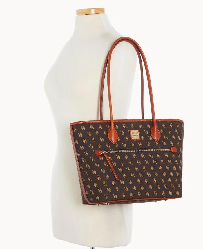 Dooney and Bourke Totes Gretta Tote Brown Tmoro 8211 WomenMen