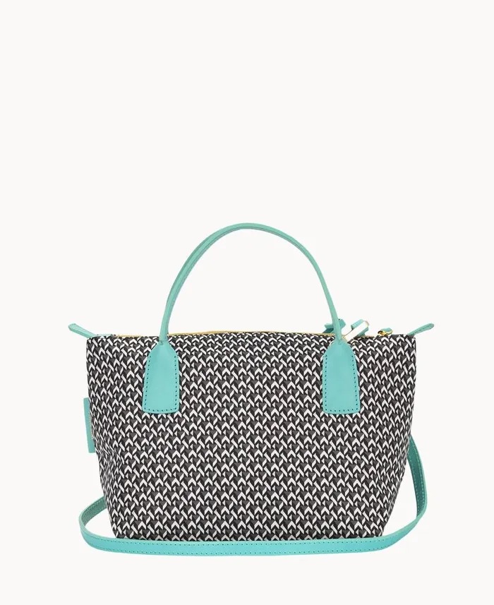 Dooney and Bourke Totes Roberta Pieri Tatami Fun Mini Robertina Tote Aqua 8211 WomenMen Dooney and Bourke Totes Roberta Pieri Tatami Fun Mini Robertina Tote Aqua 8211 WomenMen