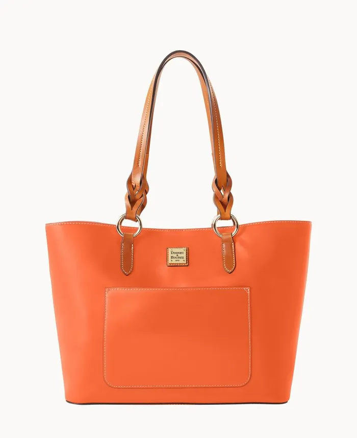 Dooney and Bourke Totes Wexford Leather Tammy Tote Coral 8211 WomenMen