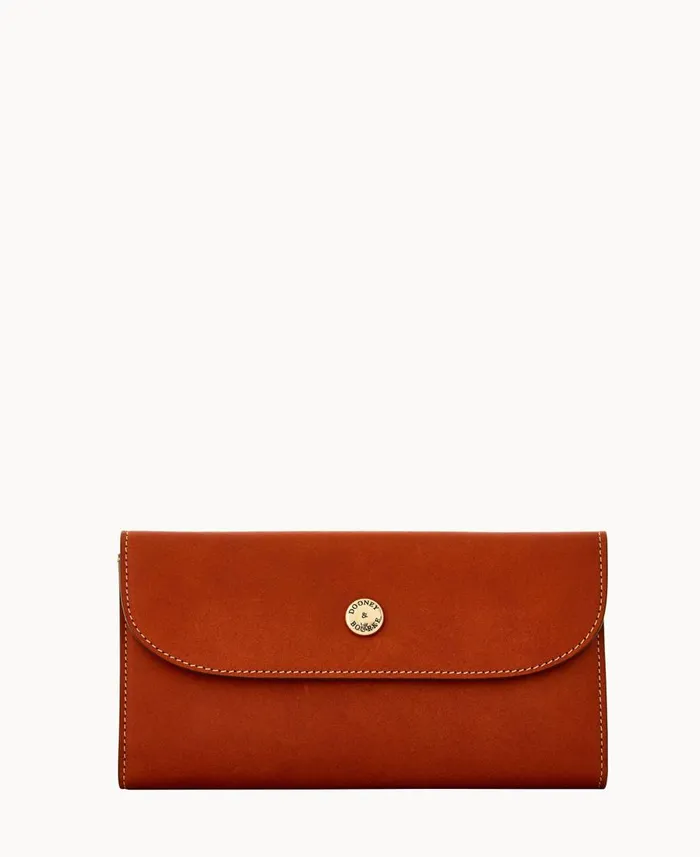 Dooney and Bourke Wallets Alto Slim Continental Saddle 8211 WomenMen