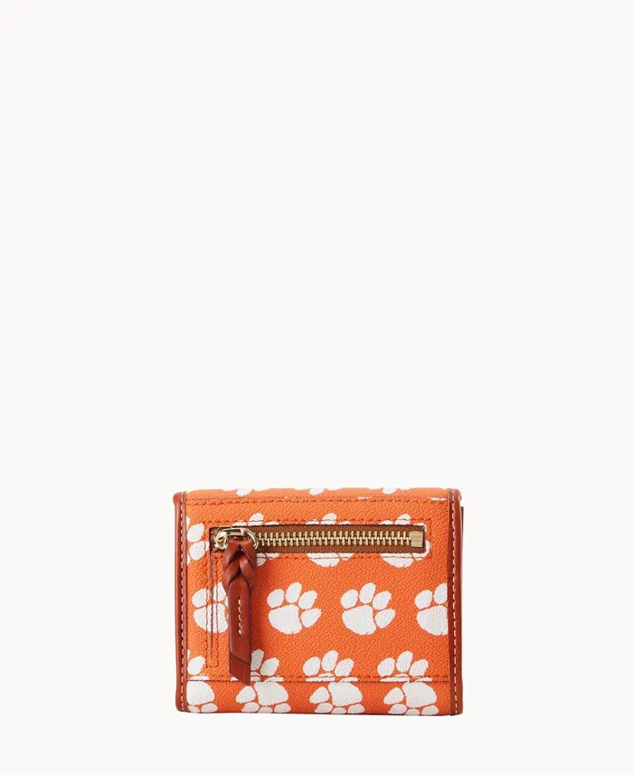 Dooney and Bourke Wallets Collegiate Clemson University Flap Credit Card Wallet Clemson 8211 WomenMen Dooney and Bourke Wallets Collegiate Clemson University Flap Credit Card Wallet Clemson 8211 WomenMen