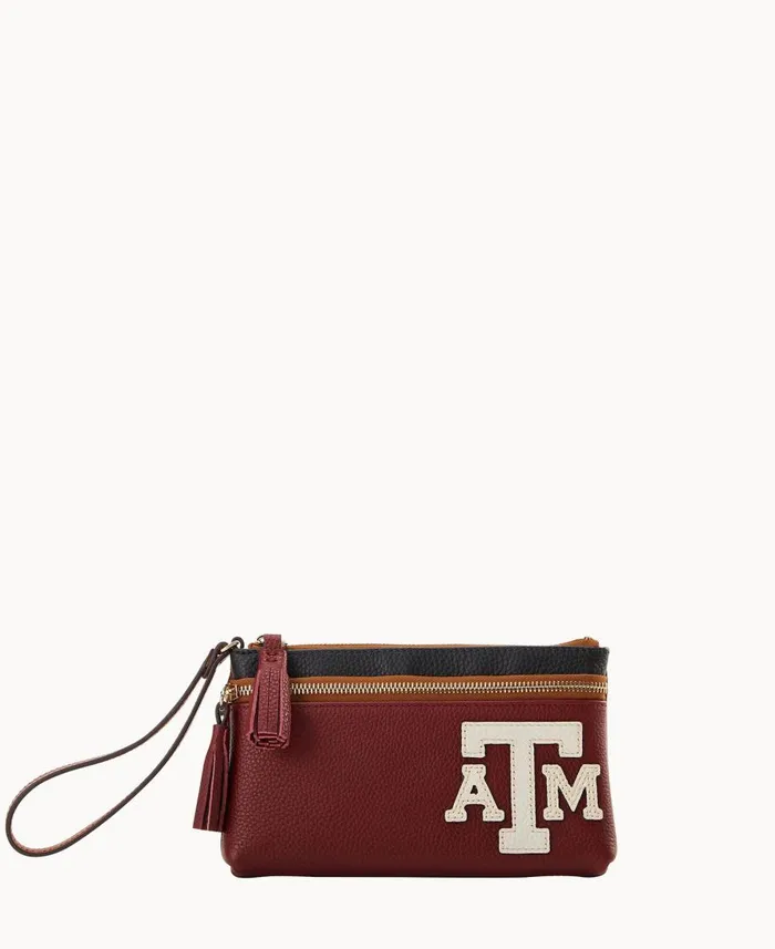 Dooney and Bourke Wallets Collegiate Texas Achr38M Double Zip Wristlet Texas Aandm 8211 WomenMen Dooney and Bourke Wallets Collegiate Texas Achr38M Double Zip Wristlet Texas Aandm 8211 WomenMen