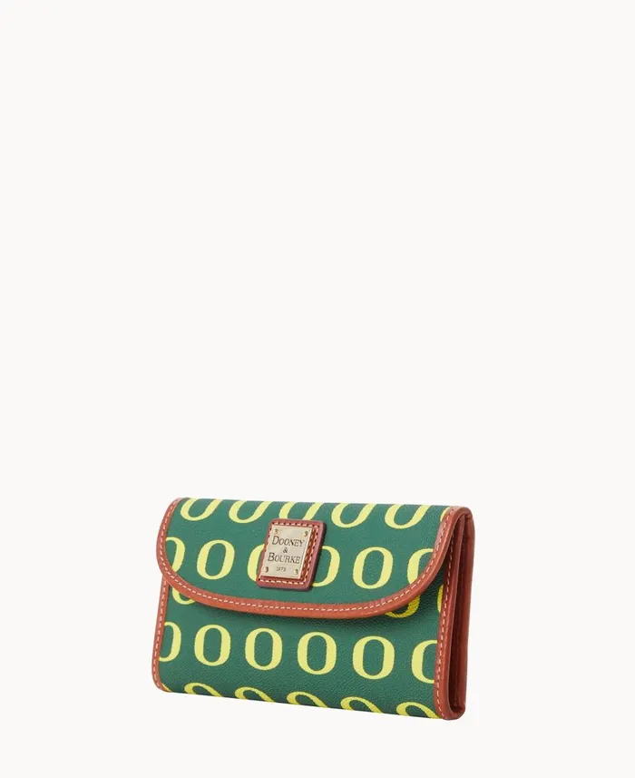Dooney and Bourke Wallets Collegiate University Of Oregon Continental Clutch Oregon 8211 WomenMen Dooney and Bourke Wallets Collegiate University Of Oregon Continental Clutch Oregon 8211 WomenMen