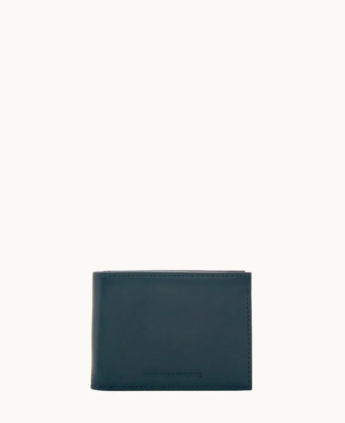 Dooney and Bourke Wallets Florentine Billfold With Train Pass Black 8211 WomenMen Dooney and Bourke Wallets Florentine Billfold With Train Pass Black 8211 WomenMen