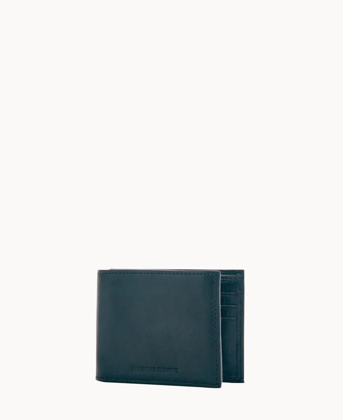 Dooney and Bourke Wallets Florentine Billfold With Train Pass Black 8211 WomenMen Dooney and Bourke Wallets Florentine Billfold With Train Pass Black 8211 WomenMen