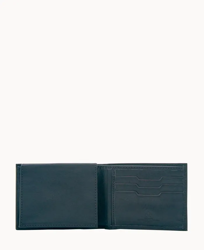 Dooney and Bourke Wallets Florentine Billfold With Train Pass Black 8211 WomenMen Dooney and Bourke Wallets Florentine Billfold With Train Pass Black 8211 WomenMen
