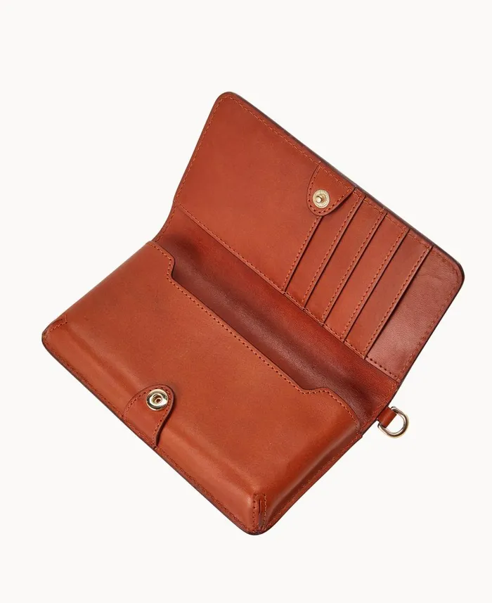 Dooney and Bourke Wallets Gretta Fey Phone Wristlet Bone 8211 WomenMen