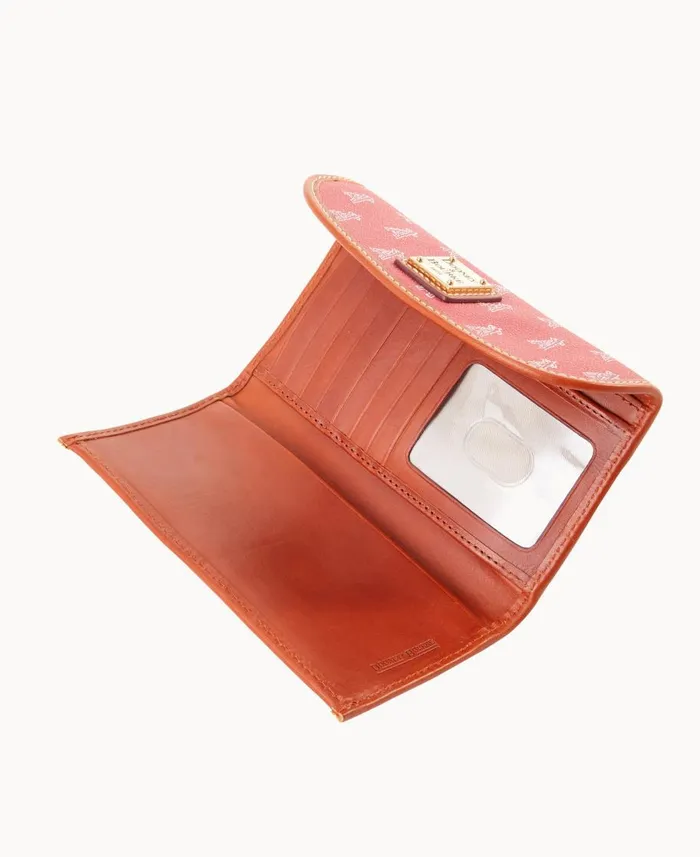 Dooney and Bourke Wallets MLB Angels Continental Clutch Angels 8211 WomenMen Dooney and Bourke Wallets MLB Angels Continental Clutch Angels 8211 WomenMen