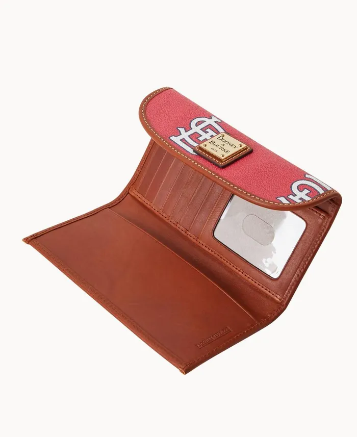 Dooney and Bourke Wallets MLB Cardinals Continental Clutch Cardinals 8211 WomenMen Dooney and Bourke Wallets MLB Cardinals Continental Clutch Cardinals 8211 WomenMen