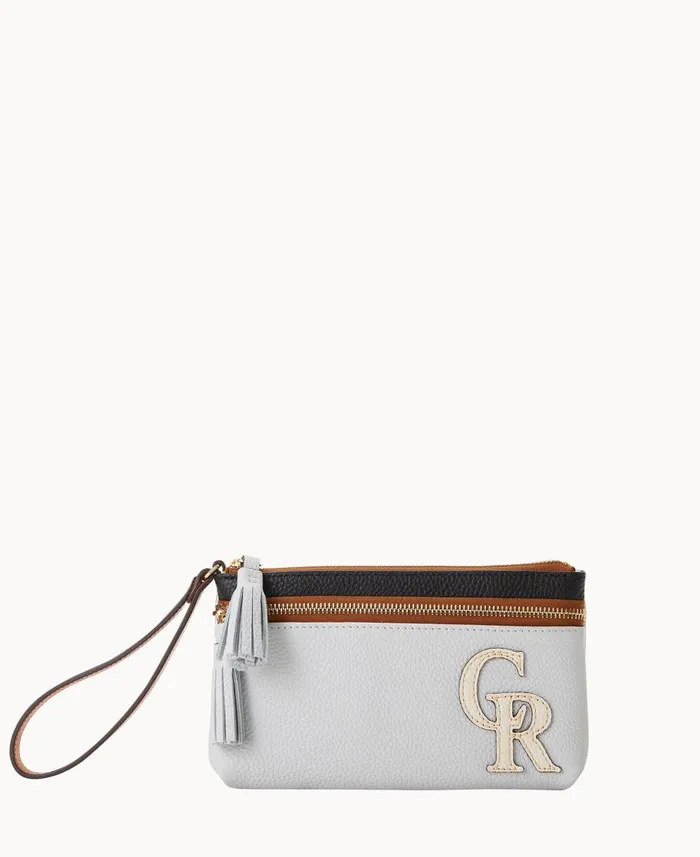 Dooney and Bourke Wallets MLB Rockies Double Zip Wristlet Rockies 8211 WomenMen Dooney and Bourke Wallets MLB Rockies Double Zip Wristlet Rockies 8211 WomenMen