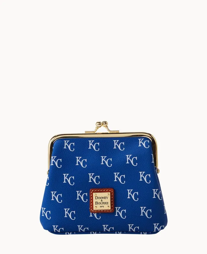 Dooney and Bourke Wallets MLB Royals Large Framed Purse Royals 8211 WomenMen