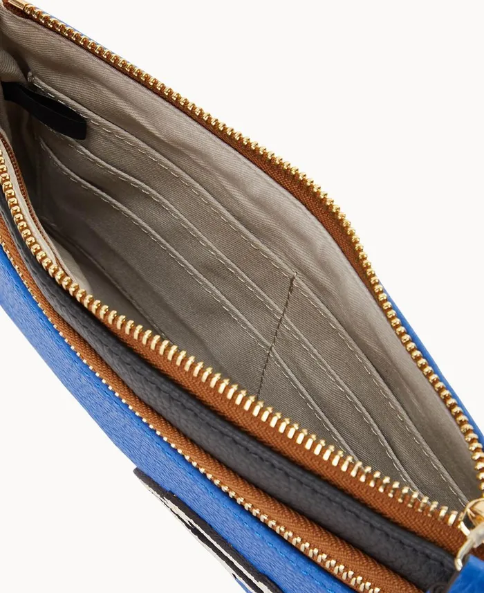 Dooney and Bourke Wallets NFL Chargers Double Zip Wristlet Chargers 8211 WomenMen Dooney and Bourke Wallets NFL Chargers Double Zip Wristlet Chargers 8211 WomenMen