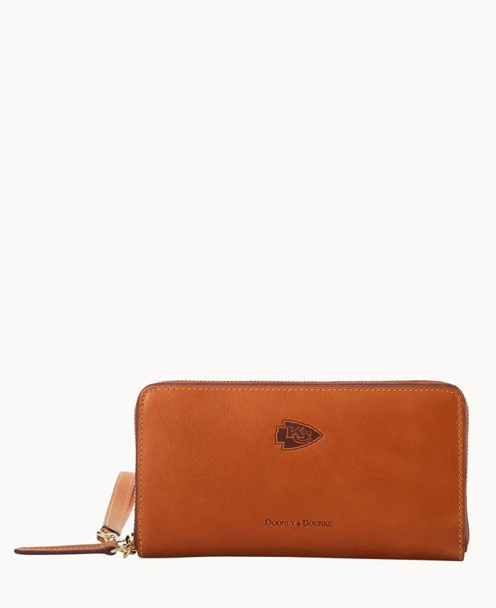 Dooney and Bourke Wallets NFL Chiefs Large Zip Around Wristlet Chiefs 8211 WomenMen Dooney and Bourke Wallets NFL Chiefs Large Zip Around Wristlet Chiefs 8211 WomenMen