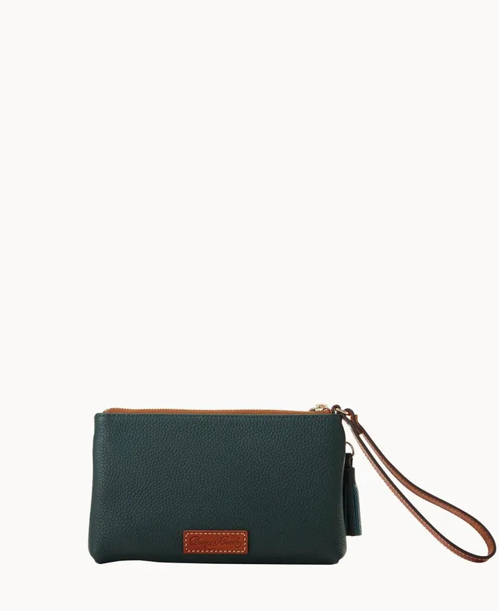 Dooney and Bourke Wallets NFL Packers Double Zip Wristlet Packers 8211 WomenMen