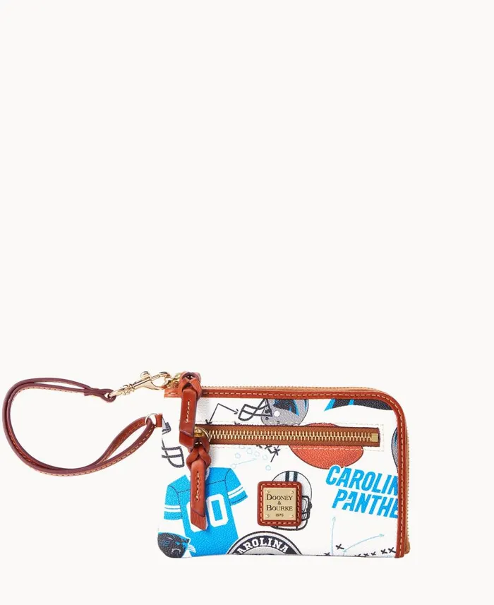 Dooney and Bourke Wallets NFL Panthers Multi Function Zip Around Panthers 8211 WomenMen Dooney and Bourke Wallets NFL Panthers Multi Function Zip Around Panthers 8211 WomenMen