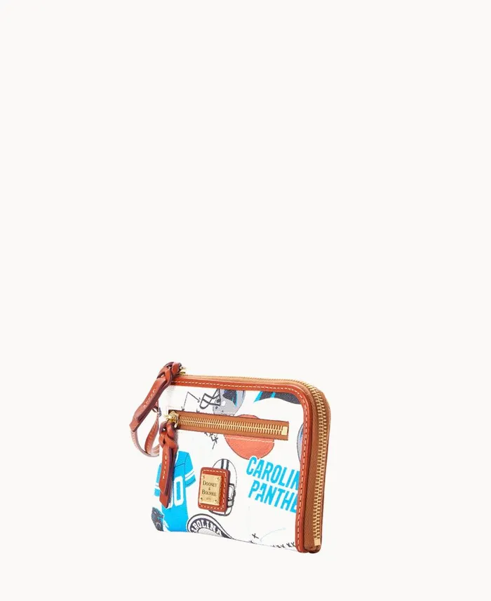 Dooney and Bourke Wallets NFL Panthers Multi Function Zip Around Panthers 8211 WomenMen Dooney and Bourke Wallets NFL Panthers Multi Function Zip Around Panthers 8211 WomenMen