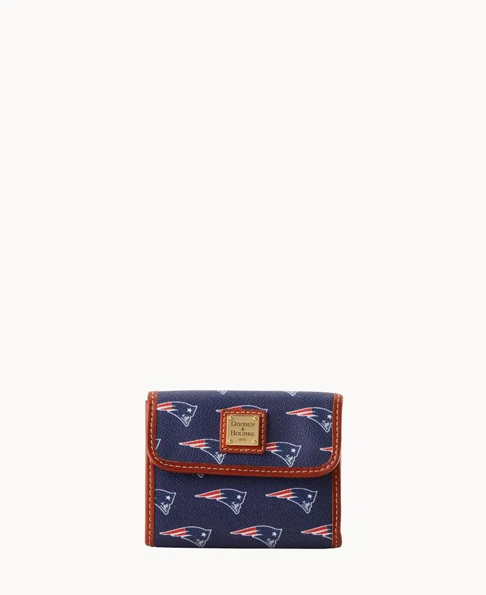 Dooney and Bourke Wallets NFL Patriots Flap Credit Card Wallet Patriots 8211 WomenMen Dooney and Bourke Wallets NFL Patriots Flap Credit Card Wallet Patriots 8211 WomenMen