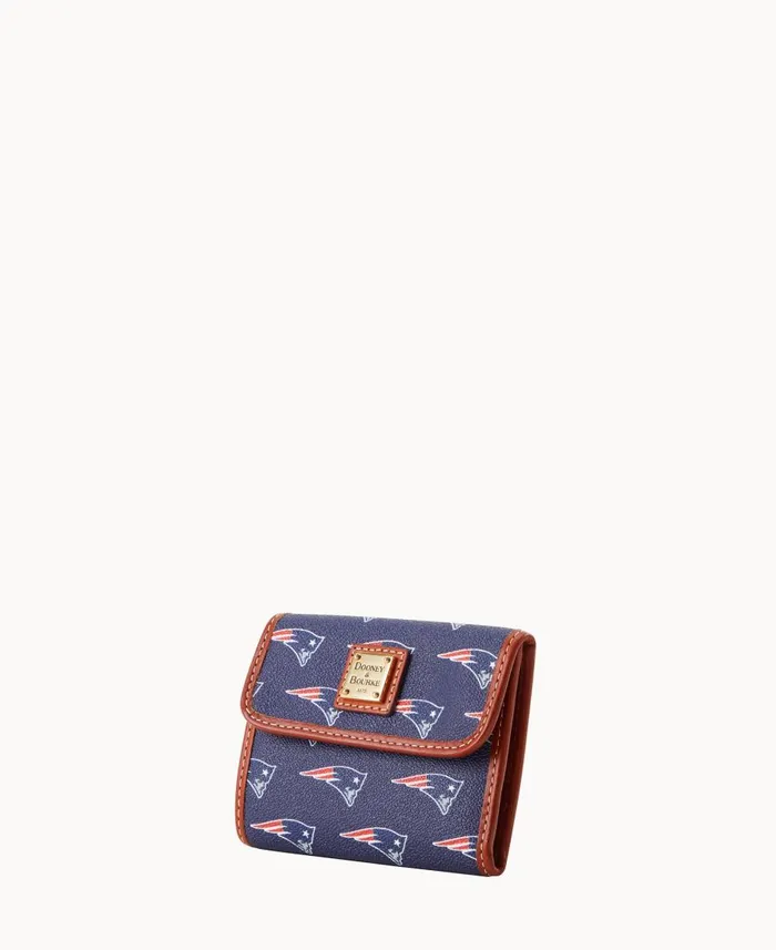 Dooney and Bourke Wallets NFL Patriots Flap Credit Card Wallet Patriots 8211 WomenMen Dooney and Bourke Wallets NFL Patriots Flap Credit Card Wallet Patriots 8211 WomenMen