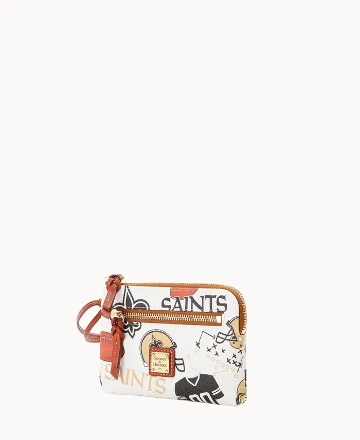 Dooney and Bourke Wallets NFL Saints Zip Around Wristlet Saints 8211 WomenMen Dooney and Bourke Wallets NFL Saints Zip Around Wristlet Saints 8211 WomenMen