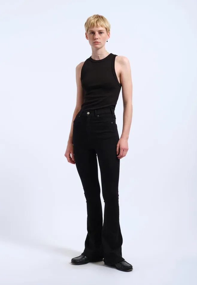 Dr Denim Flare and Bootcut Women Moxy Flare 8211 Black Black