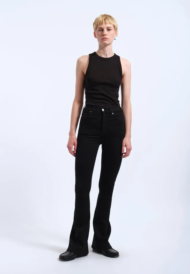 Dr Denim Flare and Bootcut Women Moxy Flare 8211 Black Black