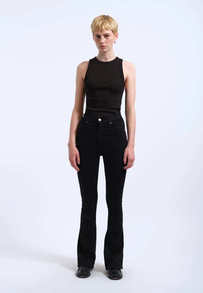 Dr Denim Flare and Bootcut Women Moxy Flare 8211 Black Black