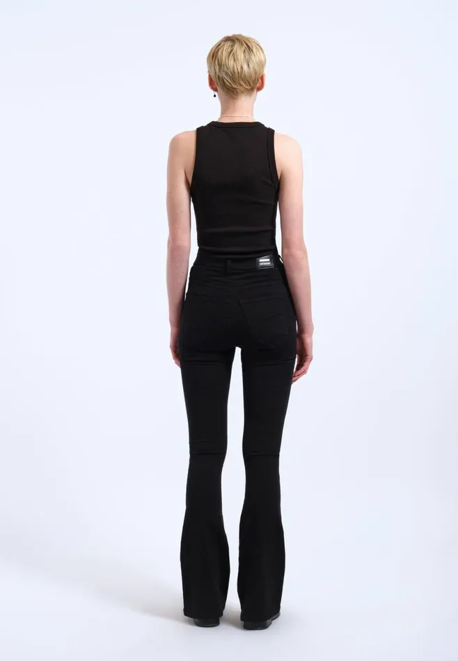 Dr Denim Flare and Bootcut Women Moxy Flare 8211 Black Black