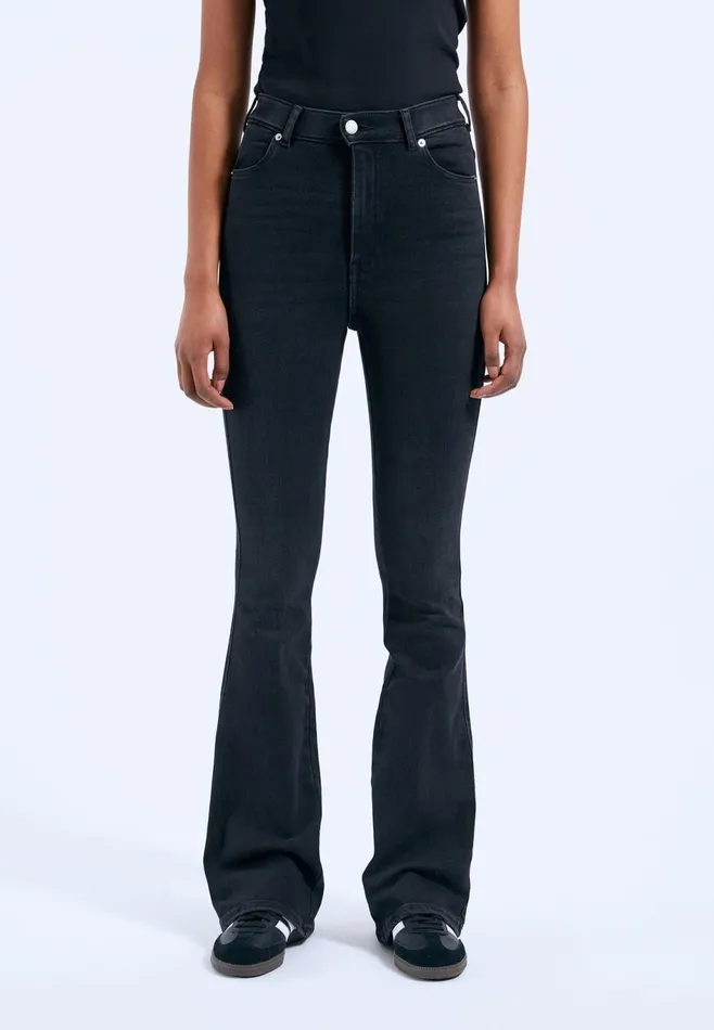 Dr Denim Flare and Bootcut Women Moxy Flare 8211 Black Mist Black Mist