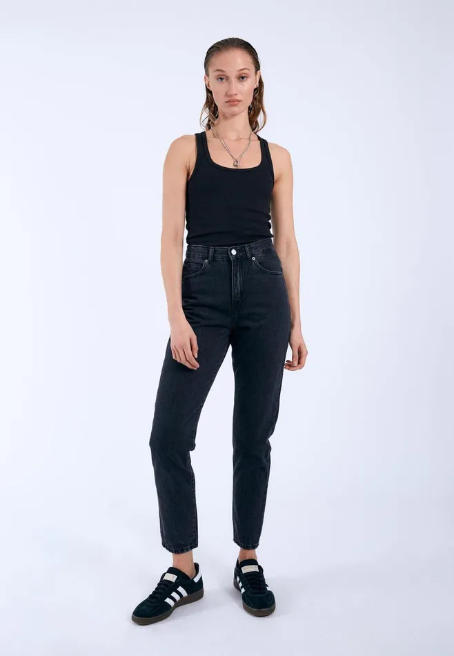 Dr Denim Mom Jeans Women Nora 8211 Retro Black Retro Black